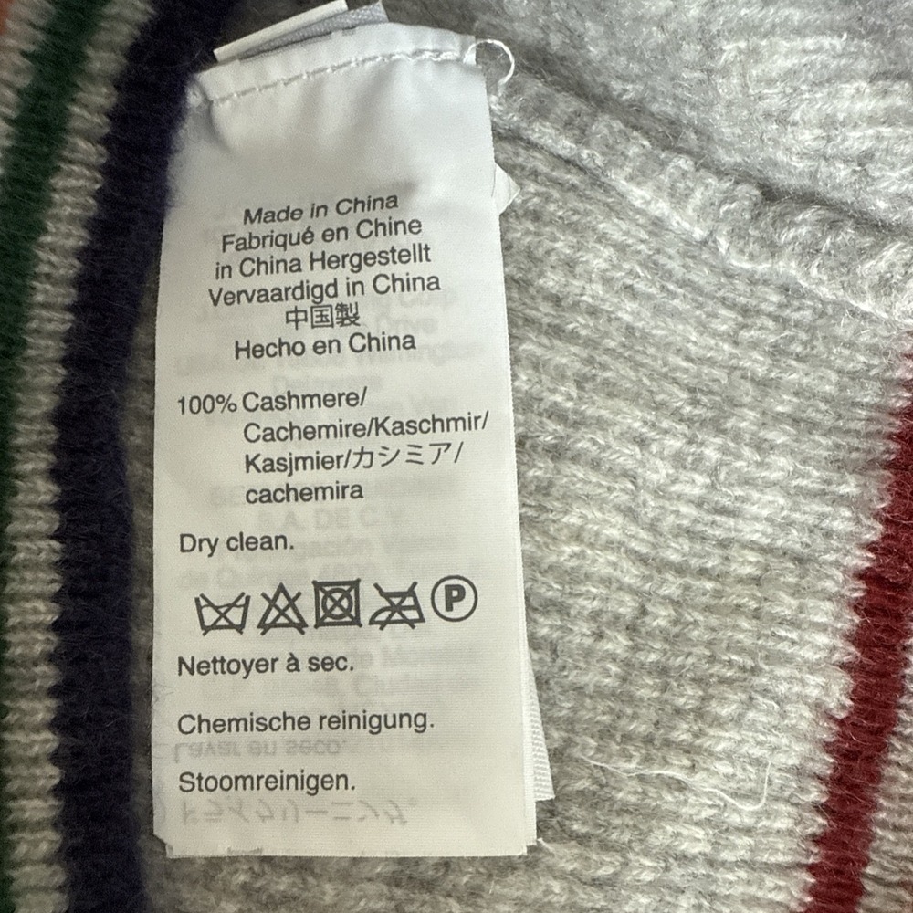 Madewell Rainbow Trim Cashmere Sweater Size XS - Picture 13 of 16